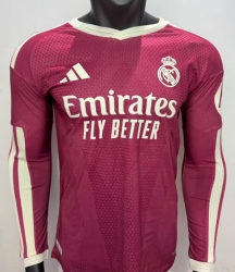 2627 RM Away Long Sleeve Player Version Soccer Jersey